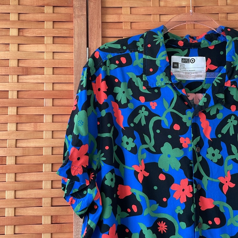 Target Floral Button Down - Picture 3 of 5